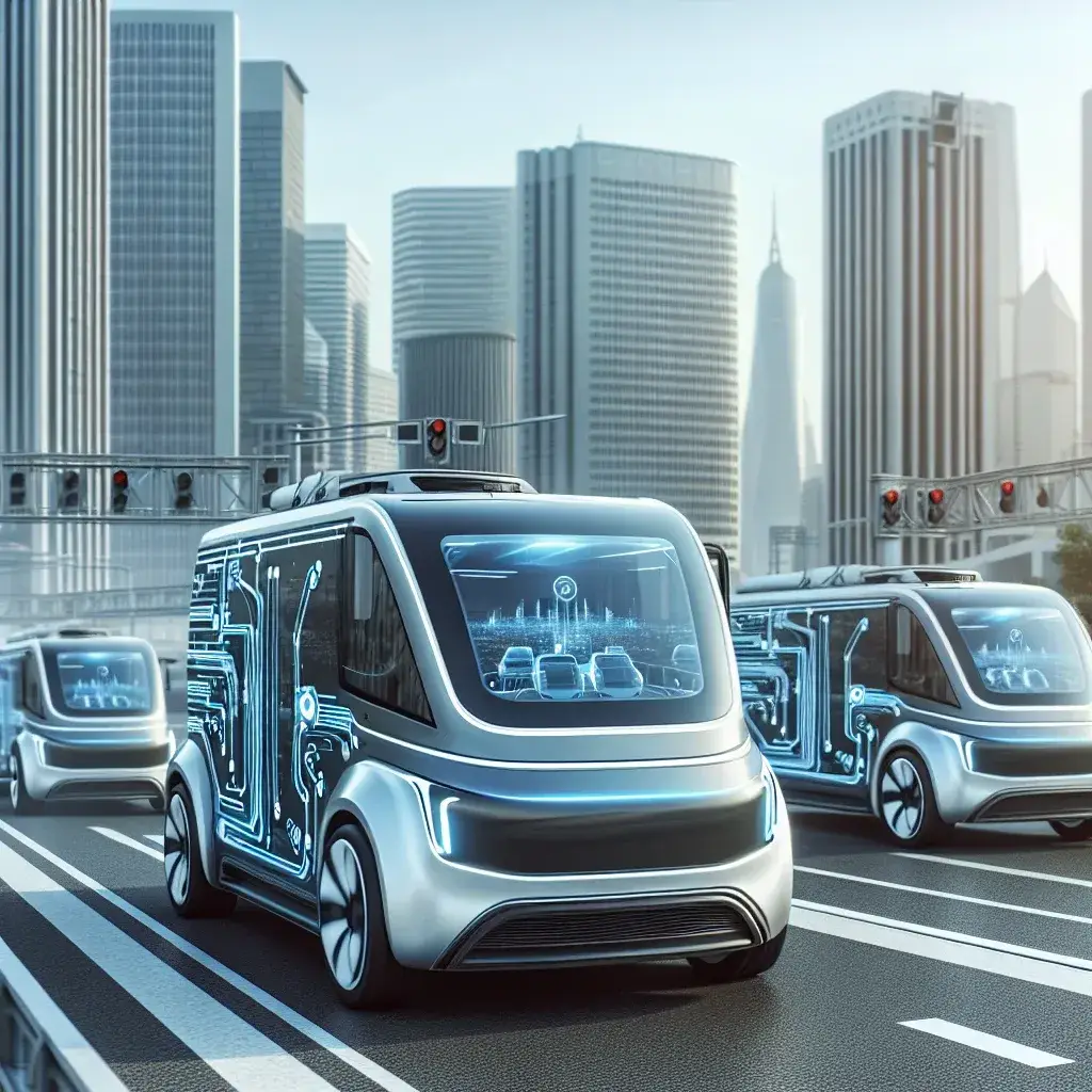"Flota de vehículos eléctricos de Correos en operación, destacando el uso de software de optimización de rutas para mejorar la eficiencia en la entrega de paquetes."