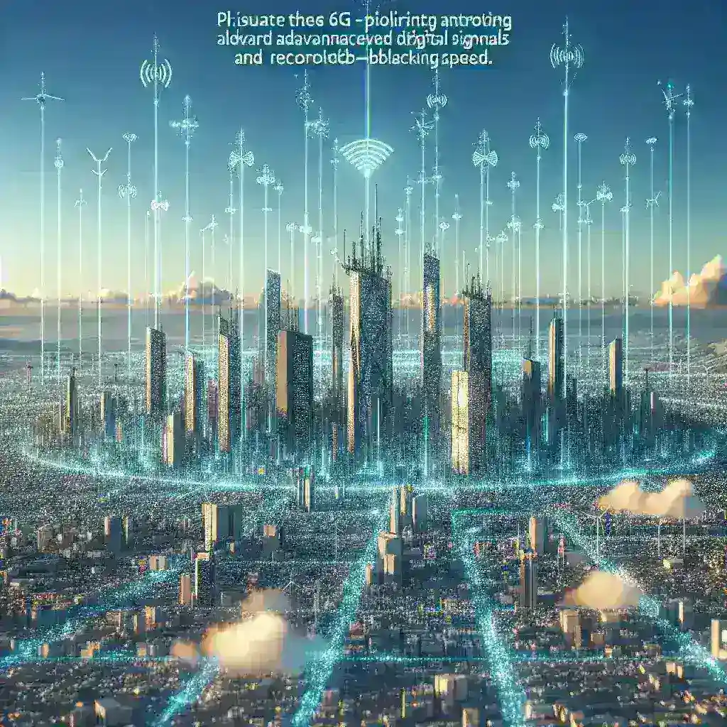 "Vodafone launches 6G network pilot in Valencia showcasing record speeds, with advanced telecommunications technology on display."