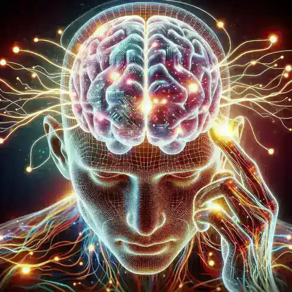 "Imagen ilustrativa de un implante cerebral de Neuralink mostrando sus componentes y diseño innovador en un entorno de laboratorio, relacionada con el artículo 'Neuralink: Estado actual de los implantes cerebrales'."